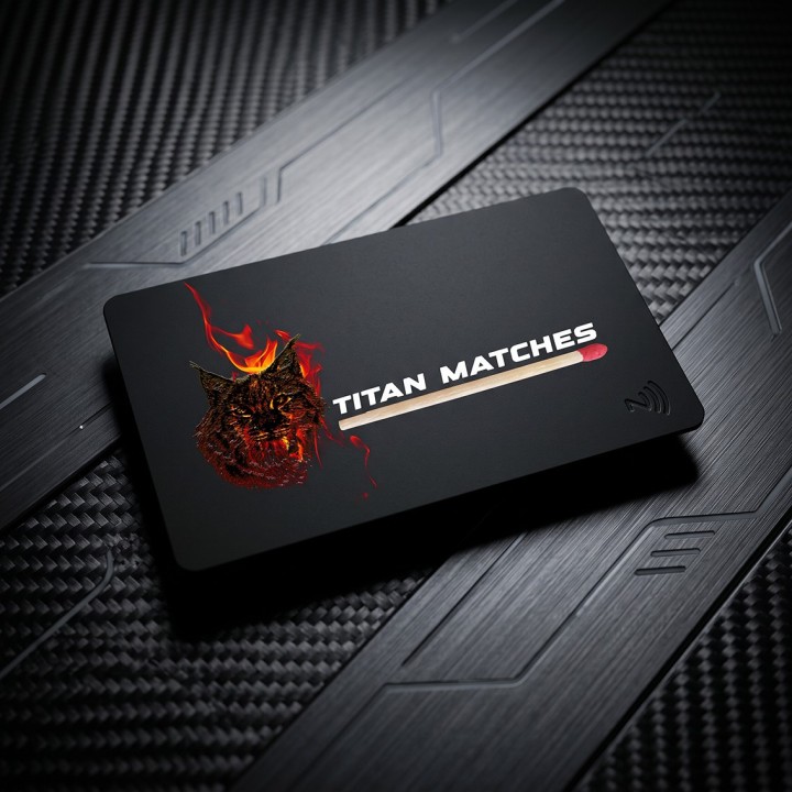 Biglietto da Visita Elettronico NFC Personalizzato | Titan Matches