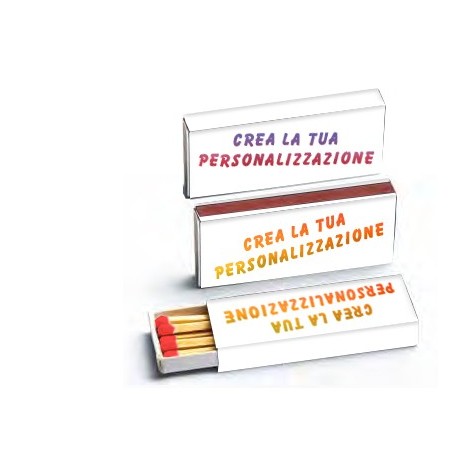 Fiammiferi Svedesi 10 con stampa UV